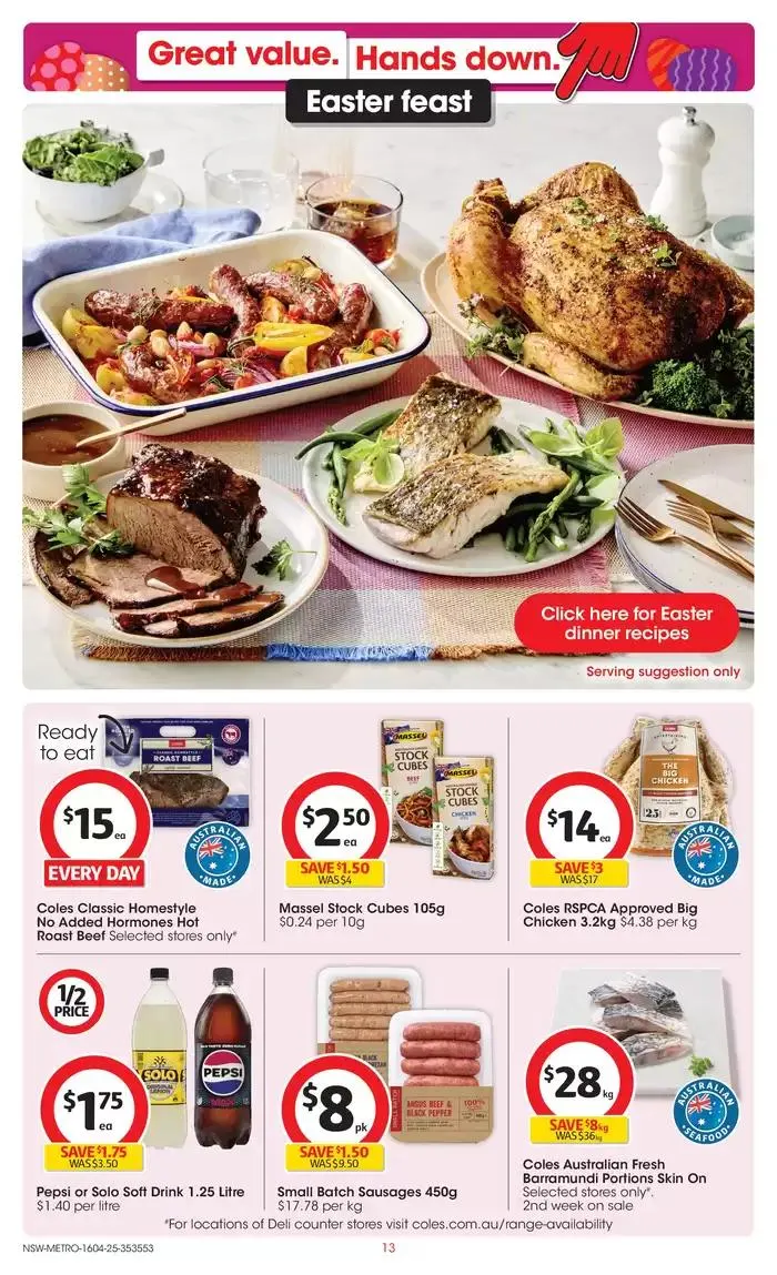 Great Value. Hands Down - 16th April - Catalogue valid from 16 April to 22 April 2025 - page 13