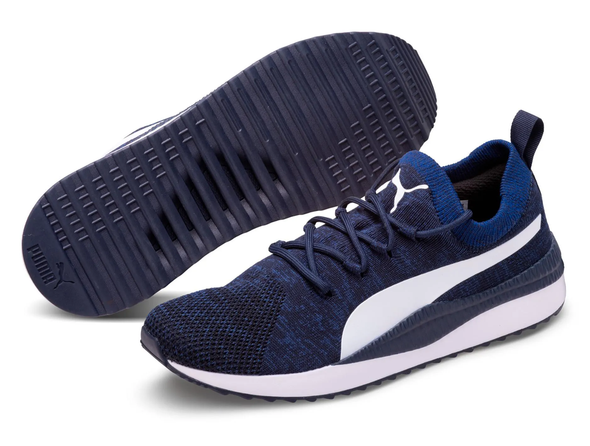 Puma Mens Pacer Next FS Knit Shoes Navy