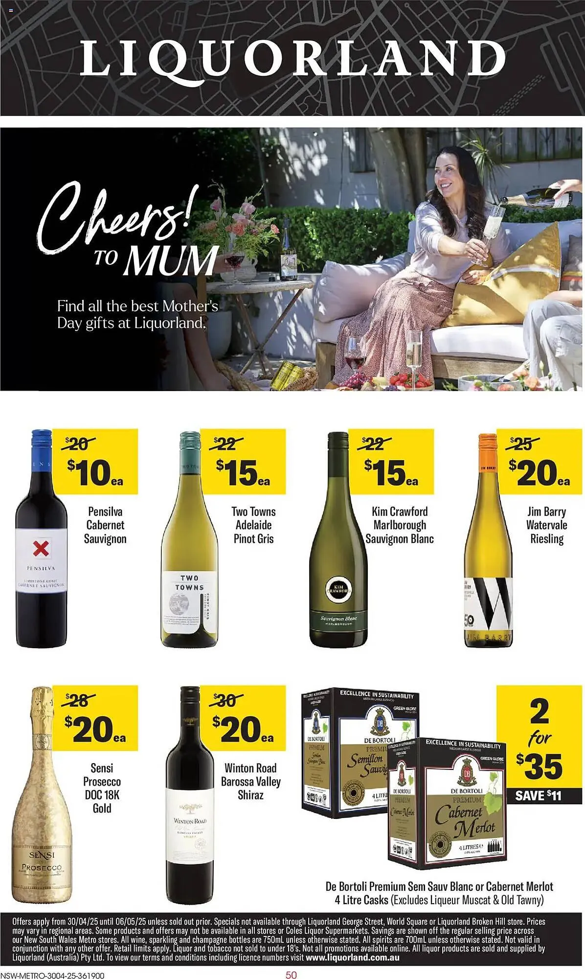 Liquorland catalogue - Catalogue valid from 30 April to 6 May 2025 - page 1