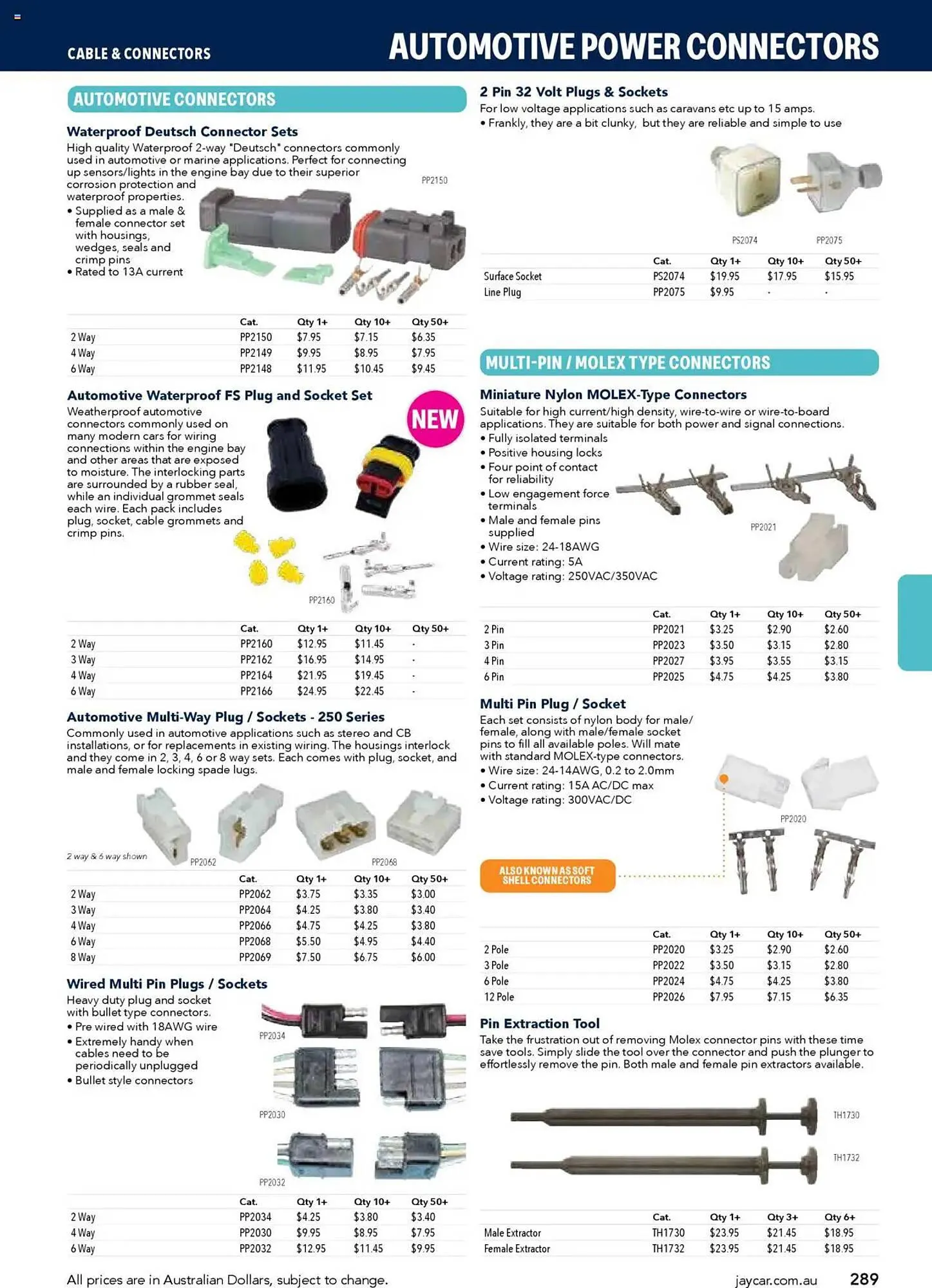 Jaycar Electronics catalogue - Catalogue valid from 8 July to 9 July 2026 - page 289