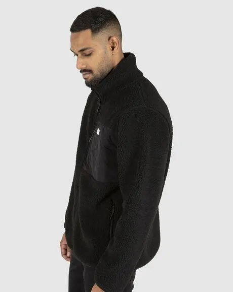 District Half Pile Fleece Jacket