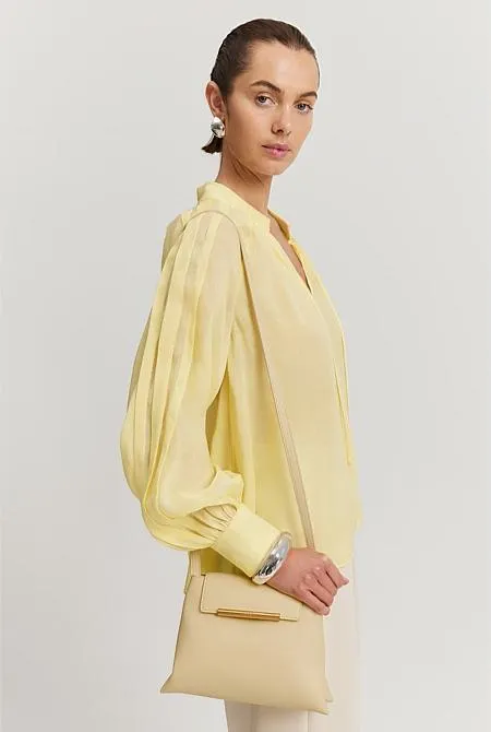 Folded Detail Crossbody Bag