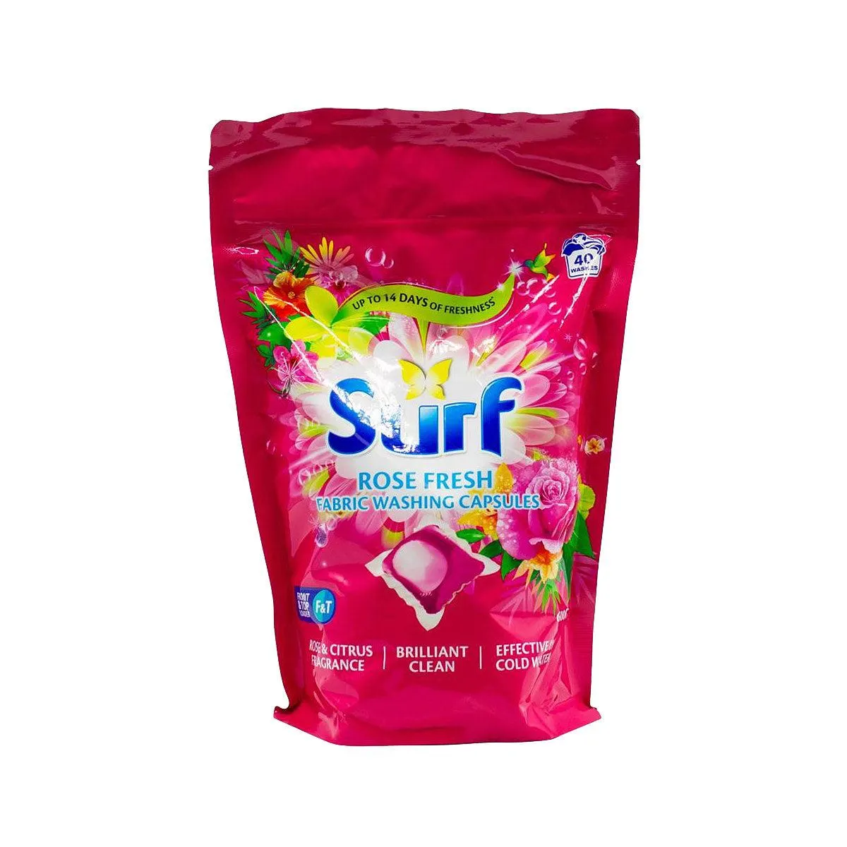 Surf Laundry Capsules Rose Fresh 40pk