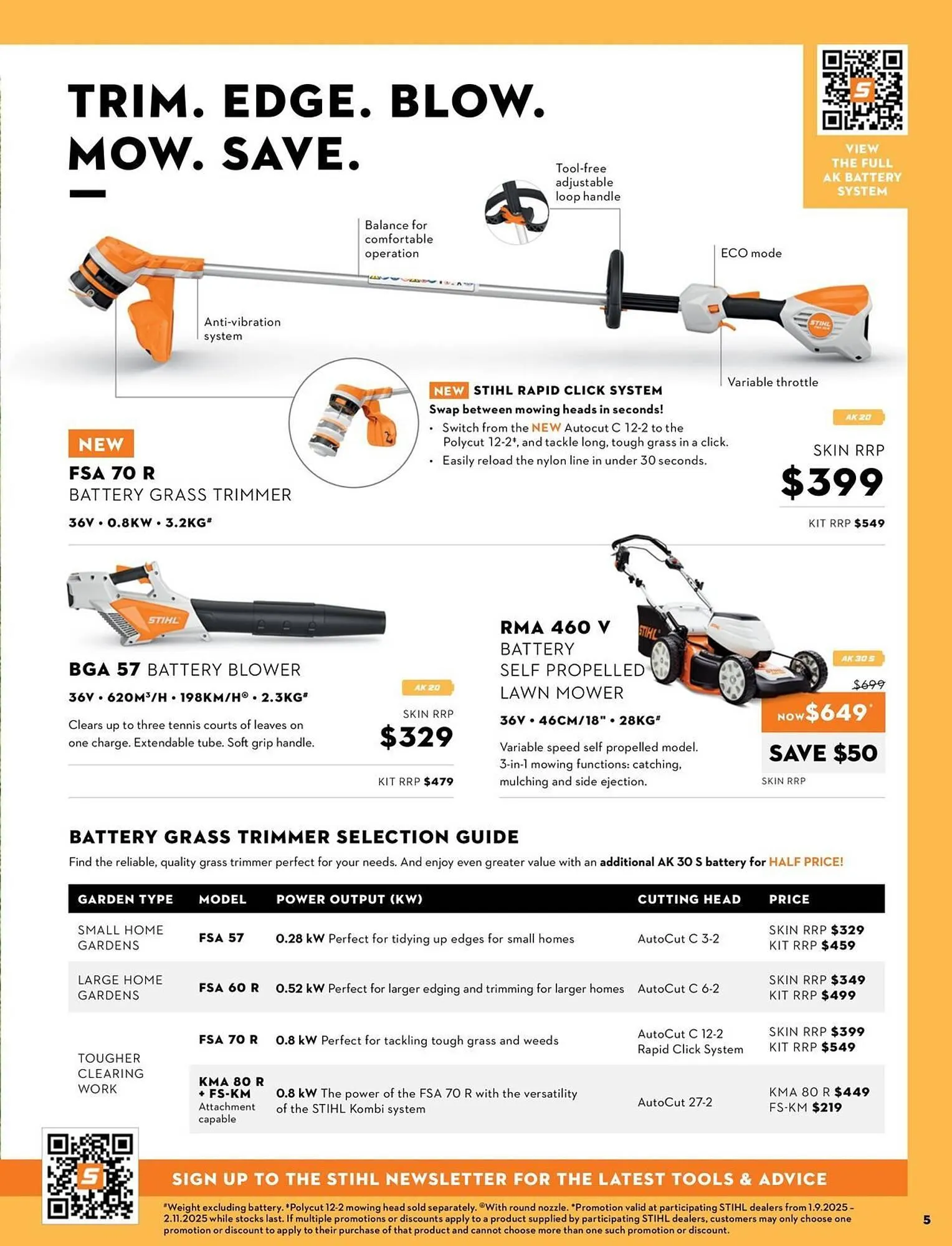 STIHL catalogue - Catalogue valid from 3 September to 2 November 2025 - page 5
