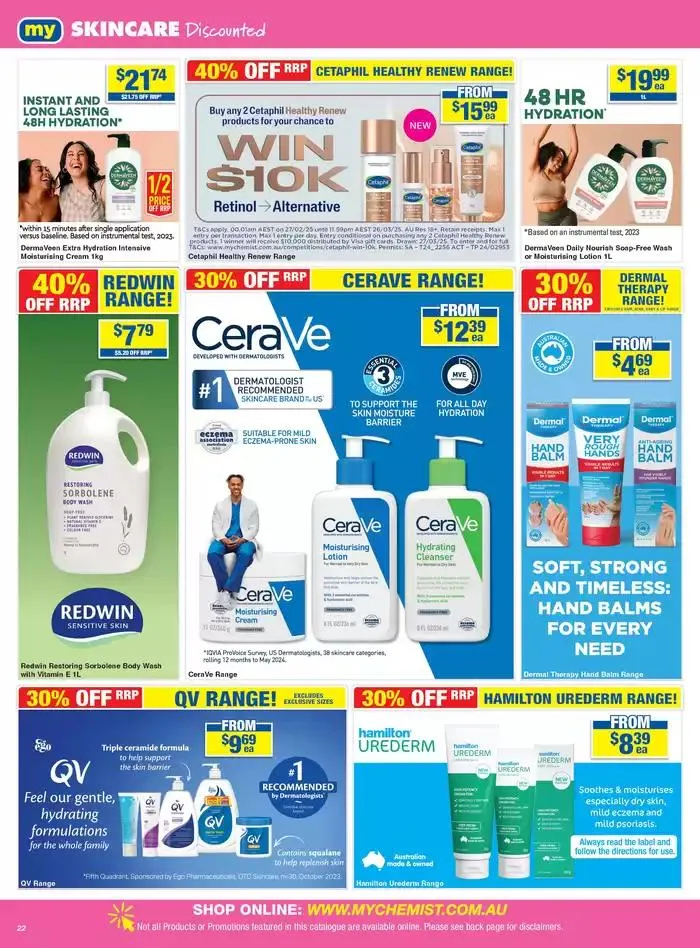 My Chemist Save Like A Champion - Catalogue valid from 27 February to 19 March 2025 - page 22