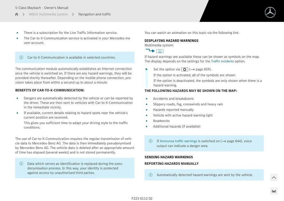 S - Class Maybach - Catalogue valid from 11 September to 11 September 2025 - page 660