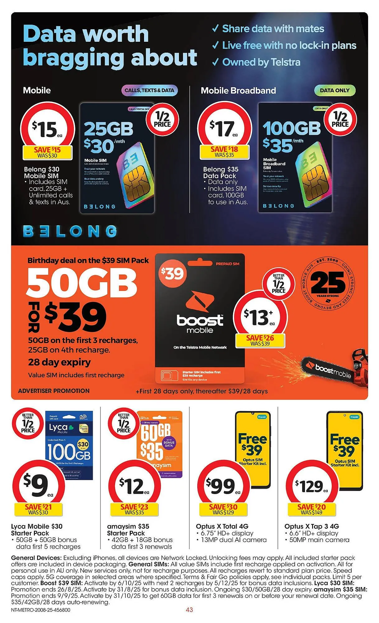 Coles catalogue - Catalogue valid from 19 August to 26 August 2025 - page 43