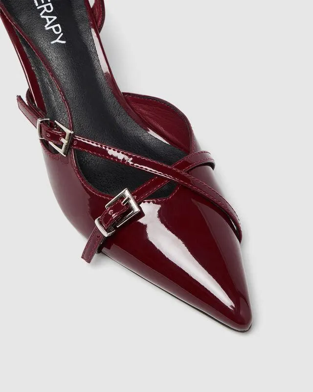 Juicy Slingback Pump Cherry Patent