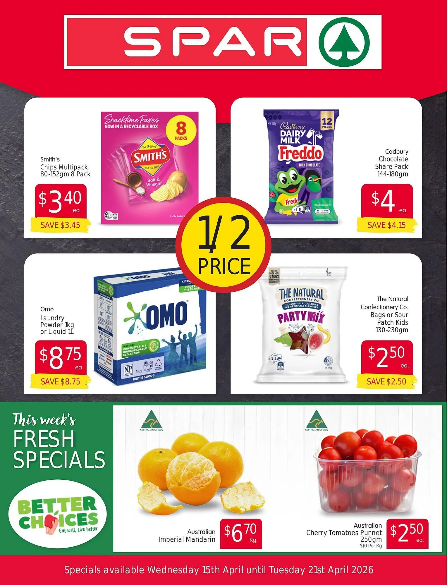 Spar catalogue - Catalogue valid from 15 April to 21 April 2026 - page 1
