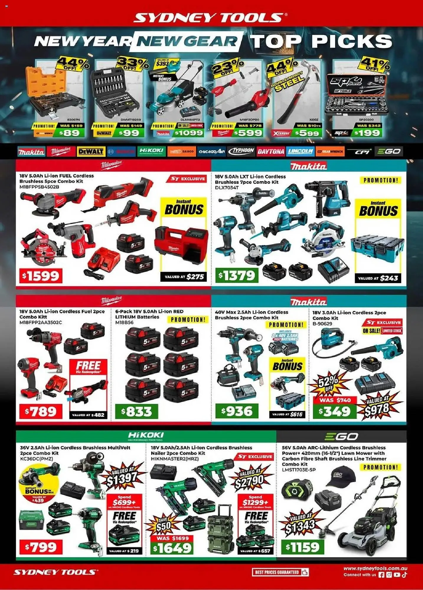 Sydney Tools catalogue - Catalogue valid from 1 January to 16 January 2026 - page 1