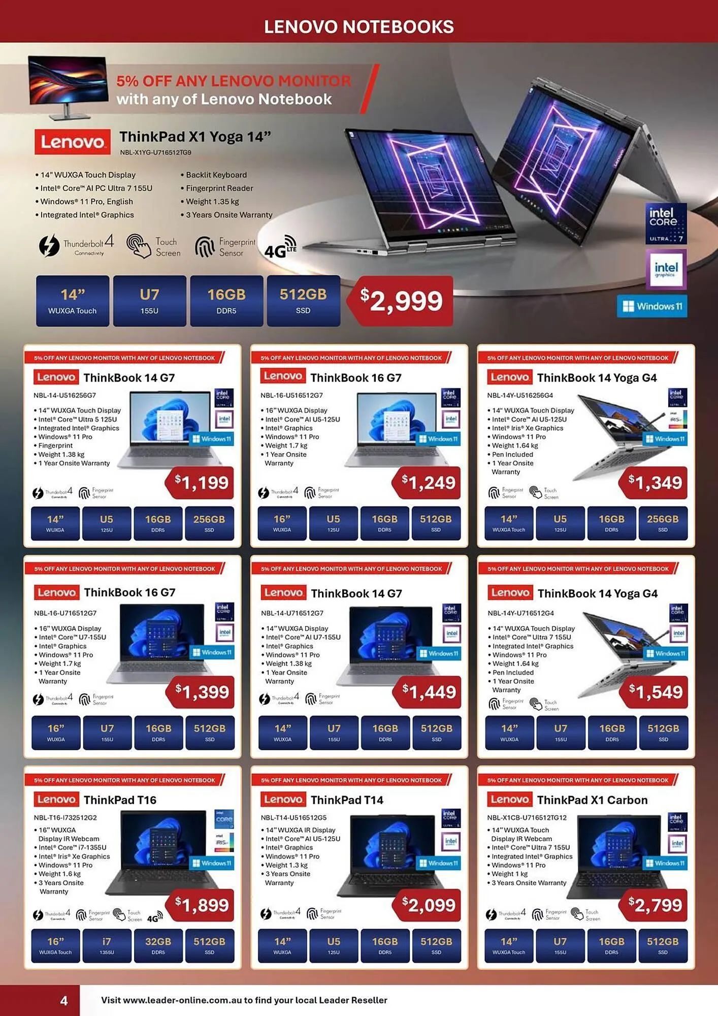 Leader Computers catalogue - Catalogue valid from 1 April to 30 June 2025 - page 4