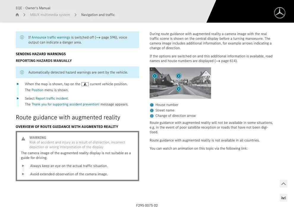 EQE Sedan - Catalogue valid from 11 September to 11 September 2025 - page 613