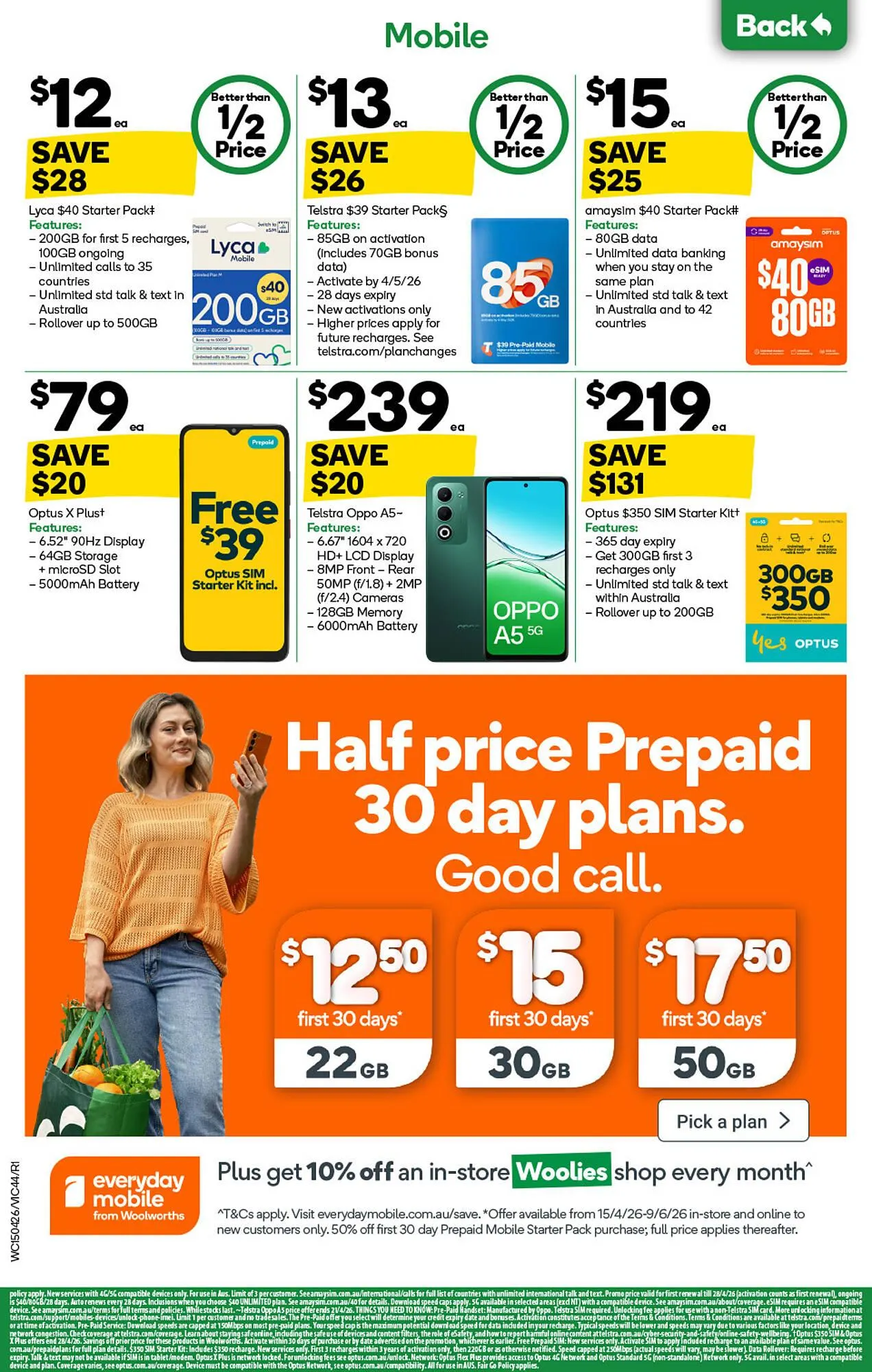 Woolworths catalogue - Catalogue valid from 15 April to 21 April 2026 - page 44