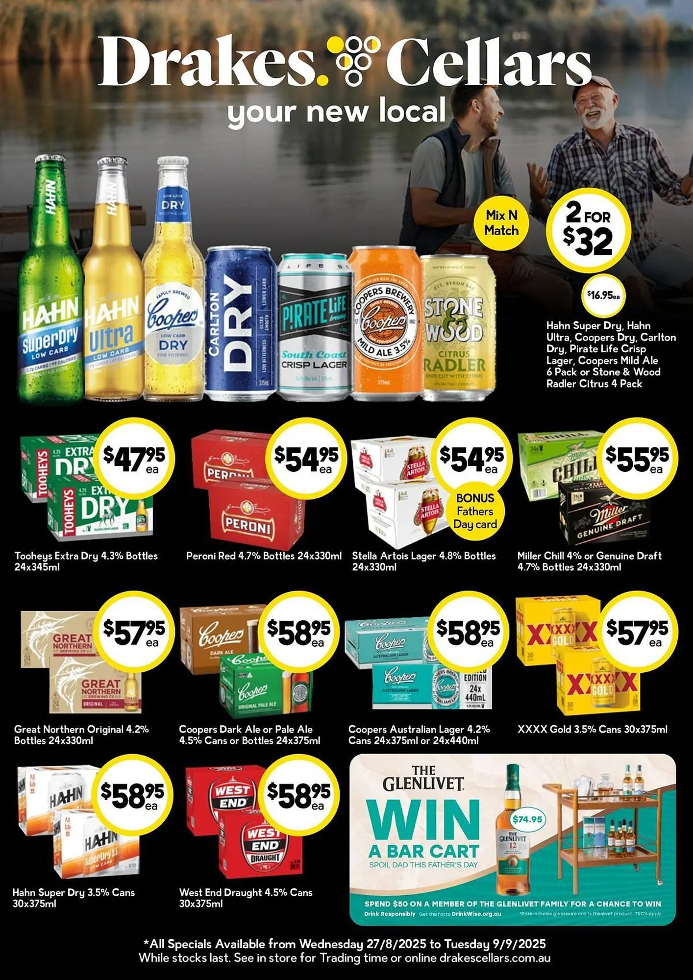 Drakes catalogue - Catalogue valid from 27 August to 9 September 2025 - page 1