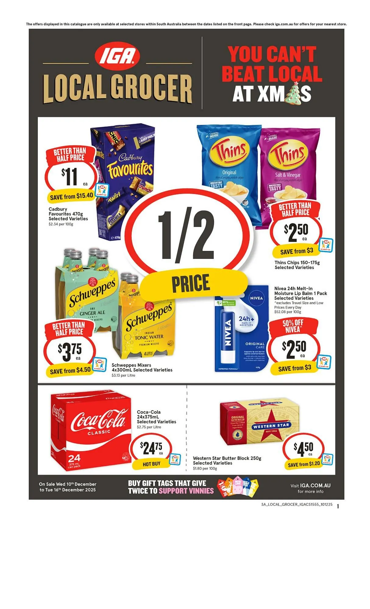 IGA catalogue - Catalogue valid from 10 December to 16 December 2025 - page 1