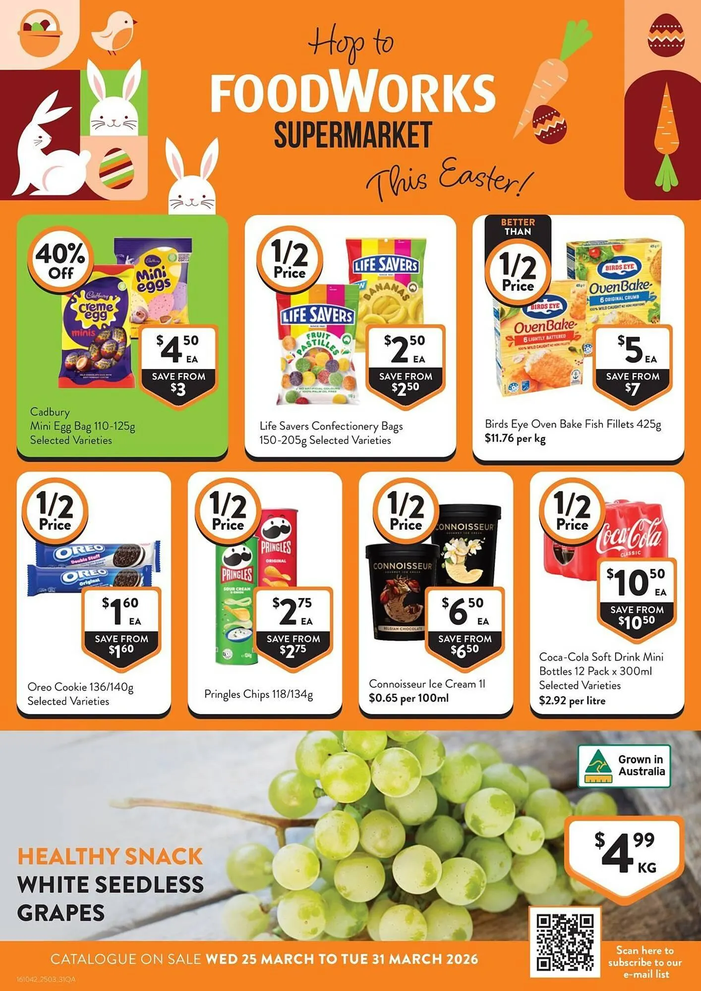 Foodworks catalogue - Catalogue valid from 25 March to 31 March 2026 - page 1