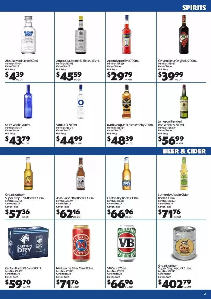 Liquor Specials - Catalogue valid from 3 March to 30 March 2025 - page 3