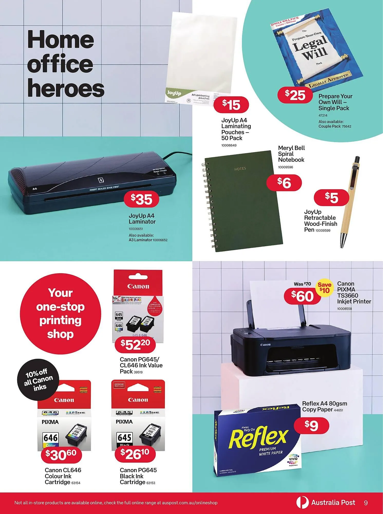 Australia Post catalogue - Catalogue valid from 30 July to 9 September 2025 - page 9