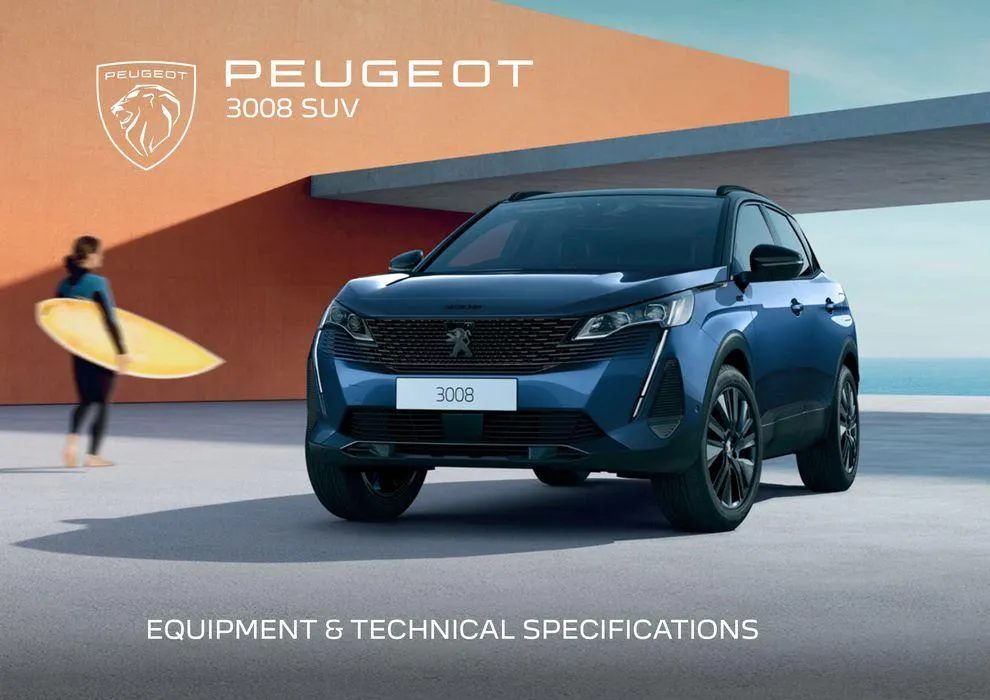 Peugeot 3008 SUV BROCHURE - Catalogue valid from 5 July to 5 July 2025 - page 1