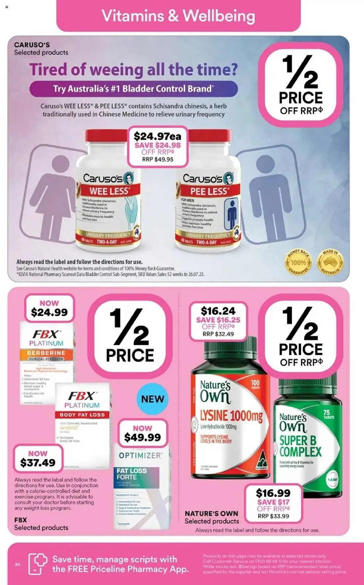 Priceline catalogue - Catalogue valid from 16 October to 29 October 2025 - page 34