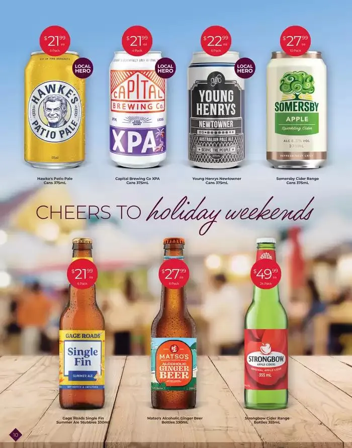 A Toast to Long Weekends - Catalogue valid from 26 March to 29 April 2025 - page 10