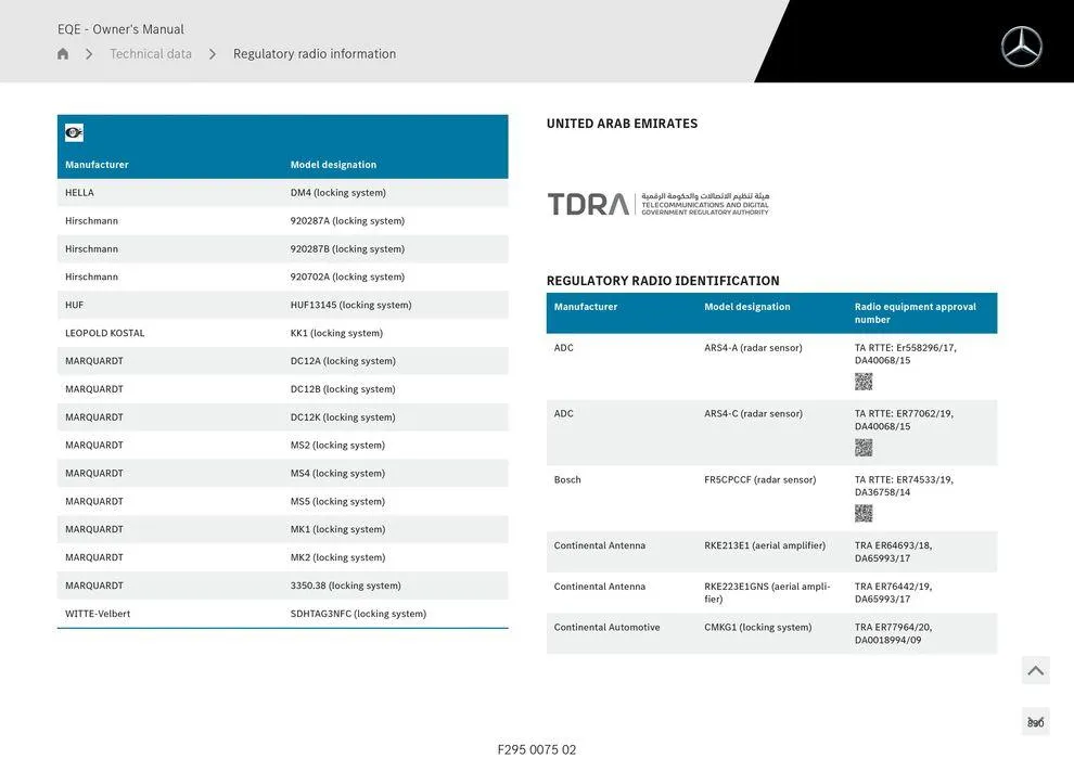 EQE Sedan - Catalogue valid from 11 September to 11 September 2025 - page 830
