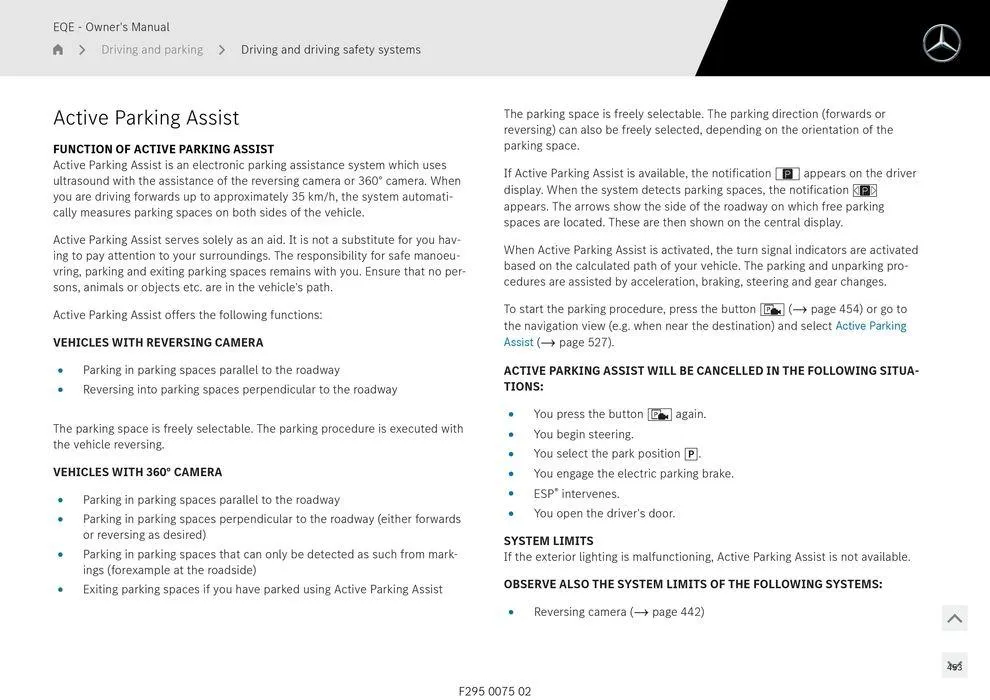EQE Sedan - Catalogue valid from 11 September to 11 September 2025 - page 453