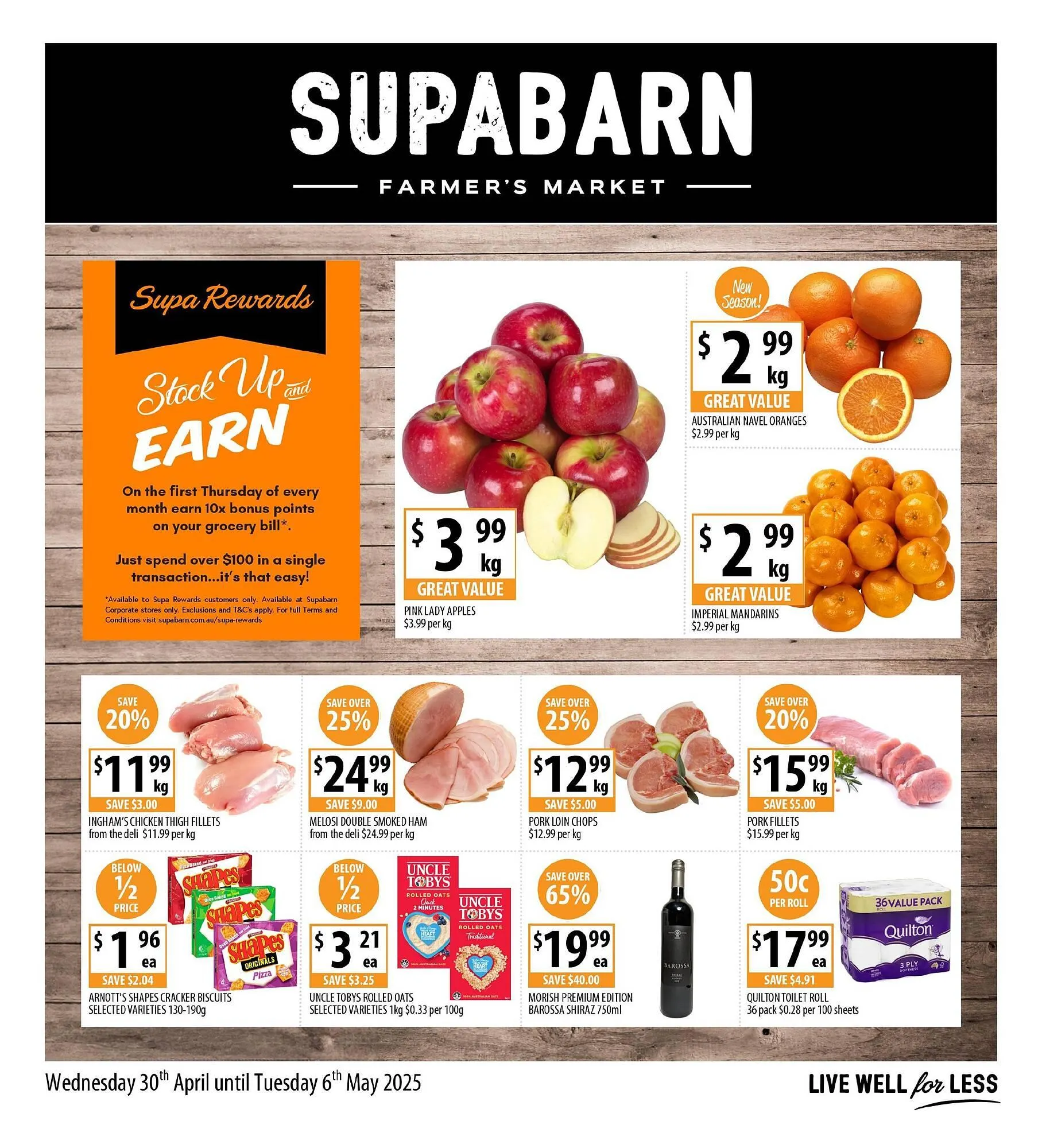 Supabarn catalogue - Catalogue valid from 30 April to 6 May 2025 - page 1