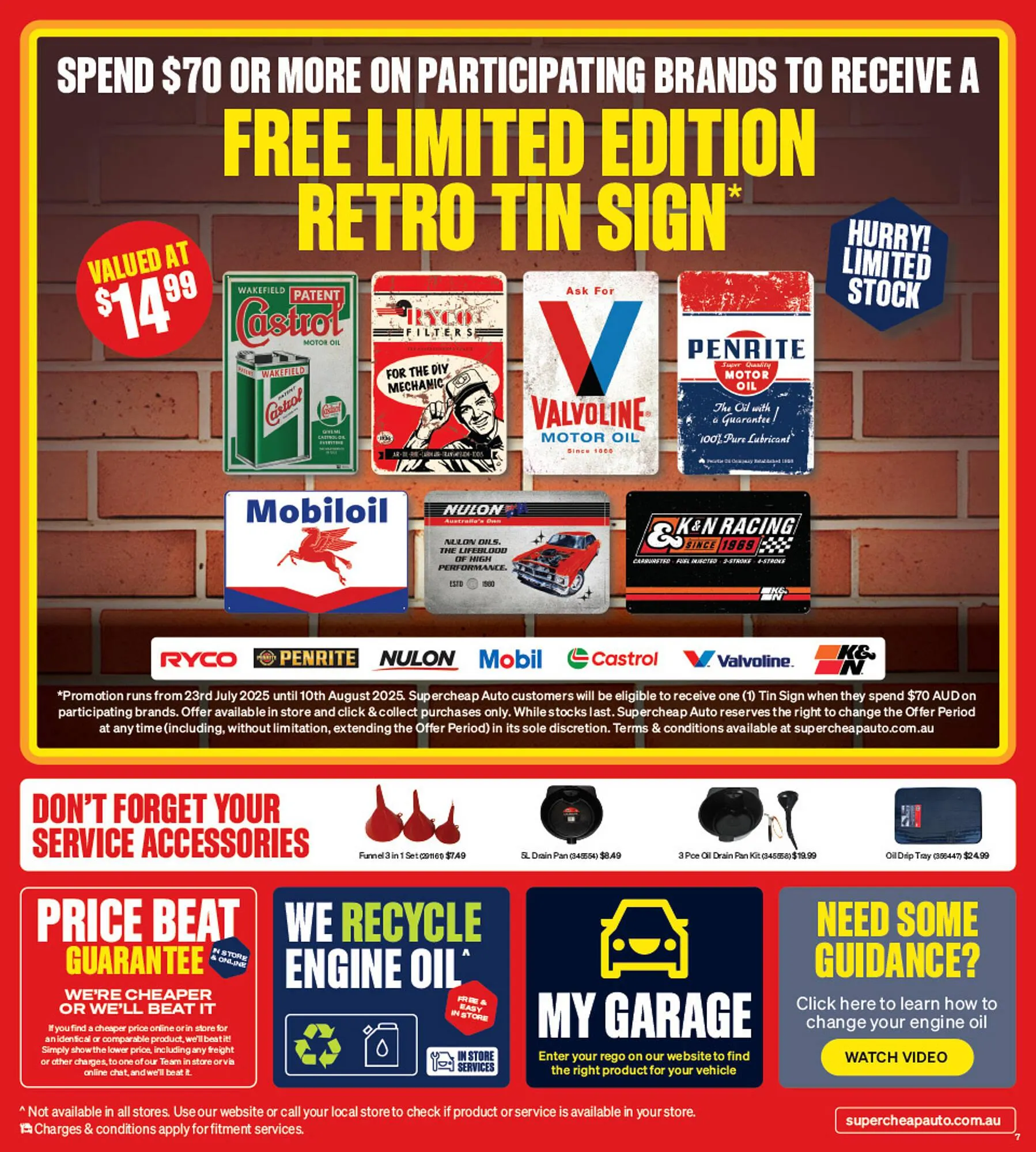 SuperCheap Auto catalogue - Catalogue valid from 23 July to 10 August 2025 - page 7