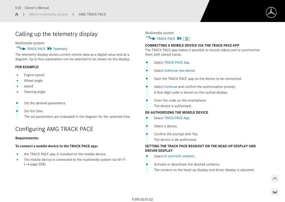 EQE Sedan - Catalogue valid from 11 September to 11 September 2025 - page 569