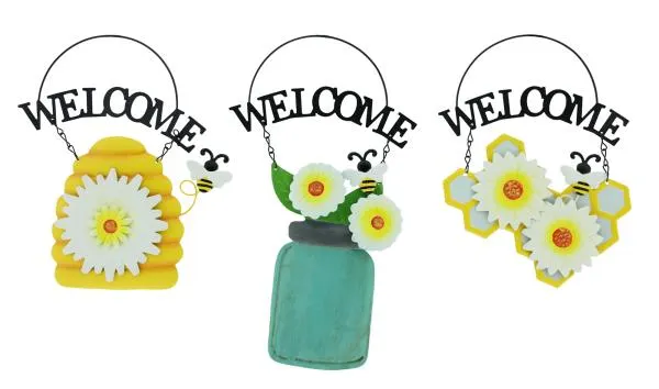 Metal Welcome Sign