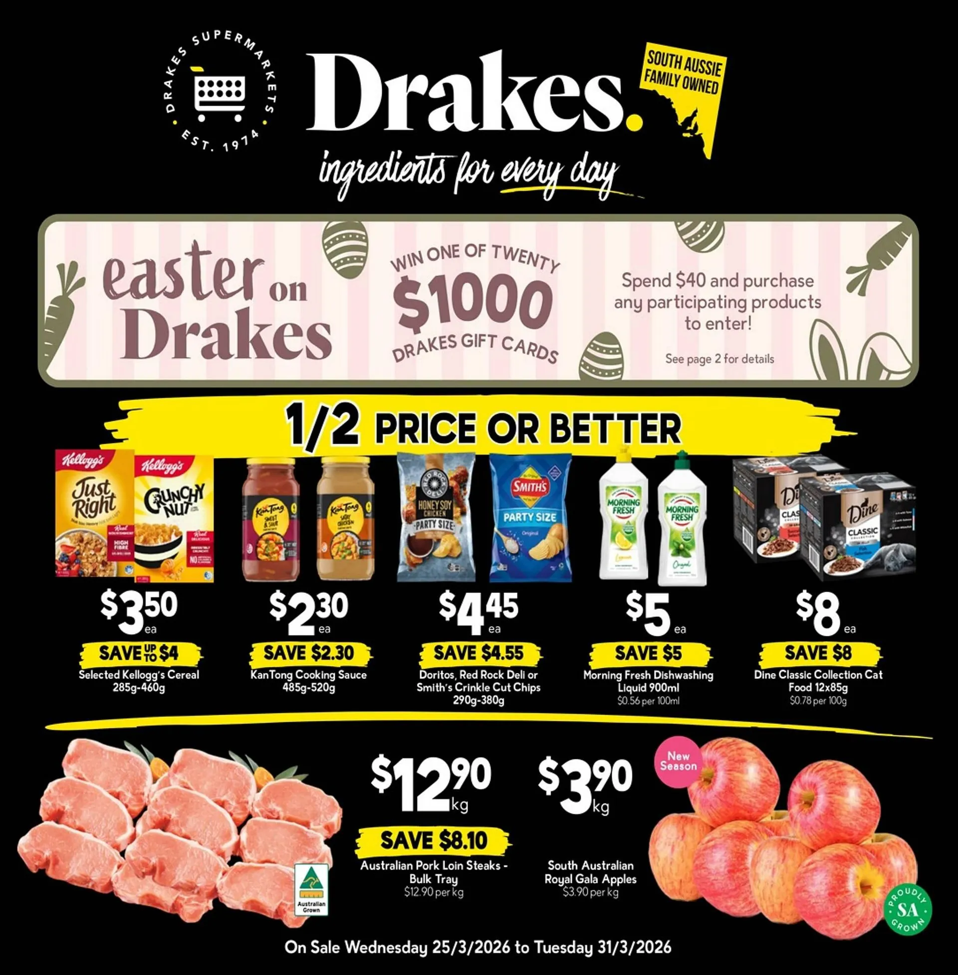 Drakes catalogue - Catalogue valid from 25 March to 31 March 2026 - page 1
