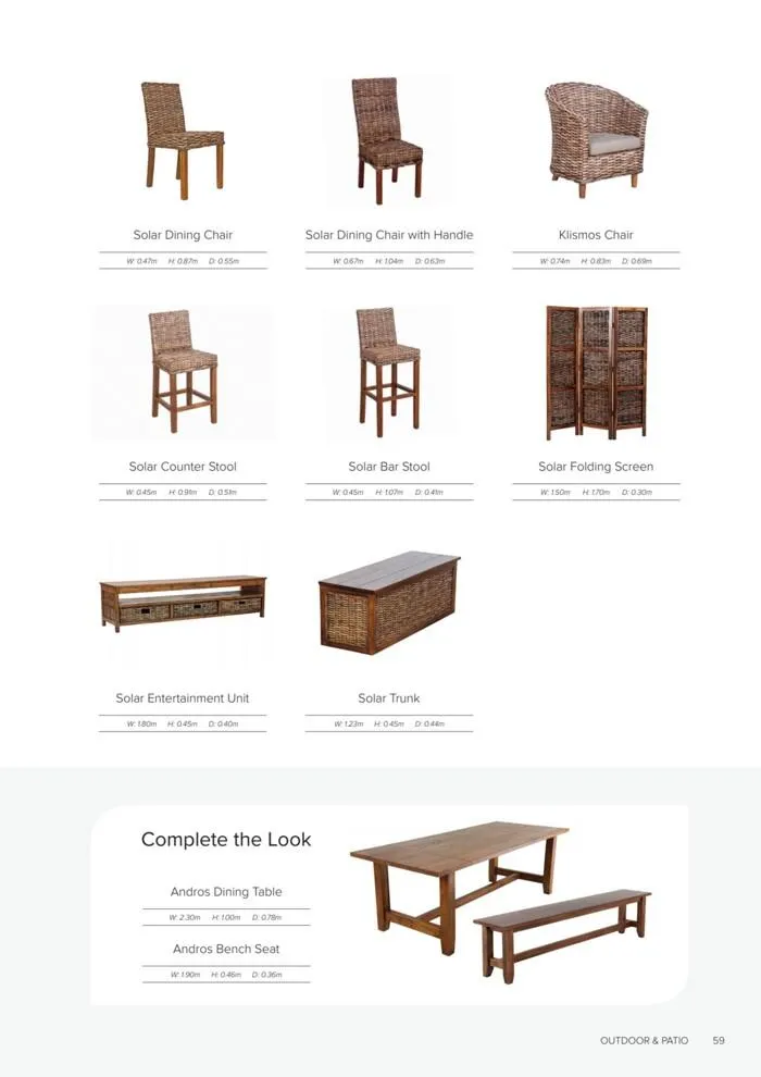 Outdoor & Patio - Catalogue valid from 16 October to 31 January 2025 - page 59
