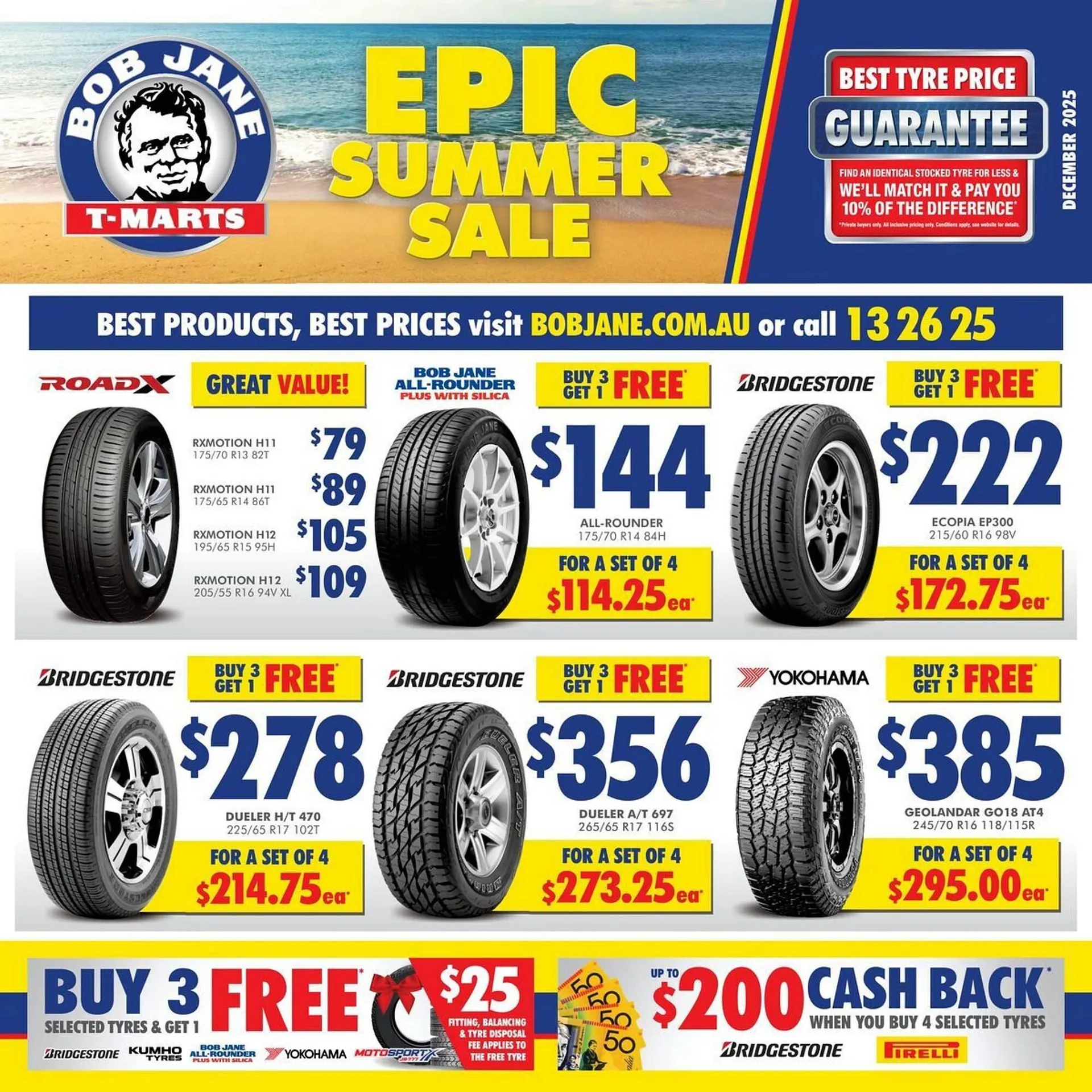 Bob Jane T-Marts catalogue - Catalogue valid from 1 December to 31 December 2025 - page 1