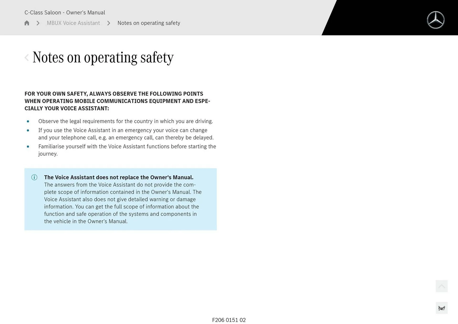 Mercedes-Benz catalogue - Catalogue valid from 28 April to 28 May 2025 - page 547