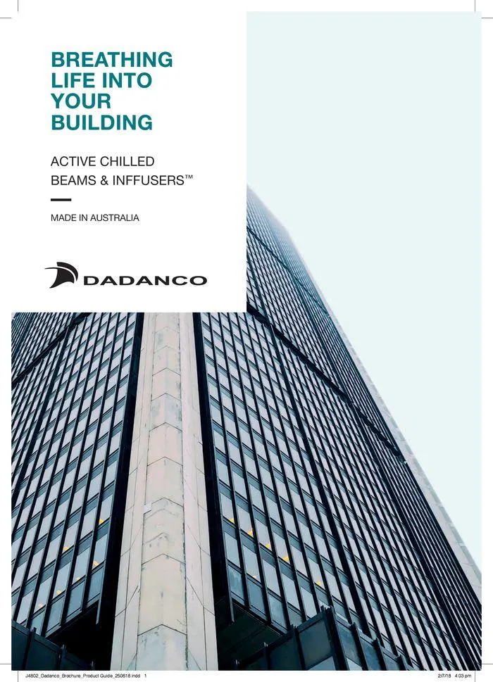 Active Chilled Beams & Infusers™ - Catalogue valid from 24 May to 24 May 2025 - page 1