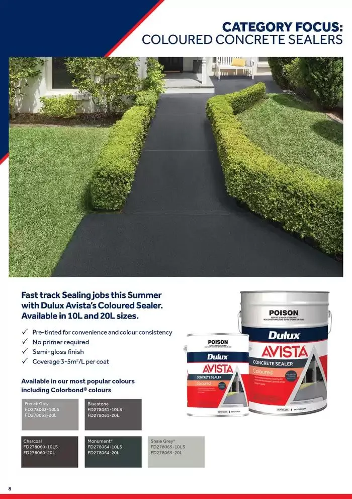 Dulux Avista Trade Newsletter Jan-Apr 2025 - Catalogue valid from 7 February to 30 April 2025 - page 8