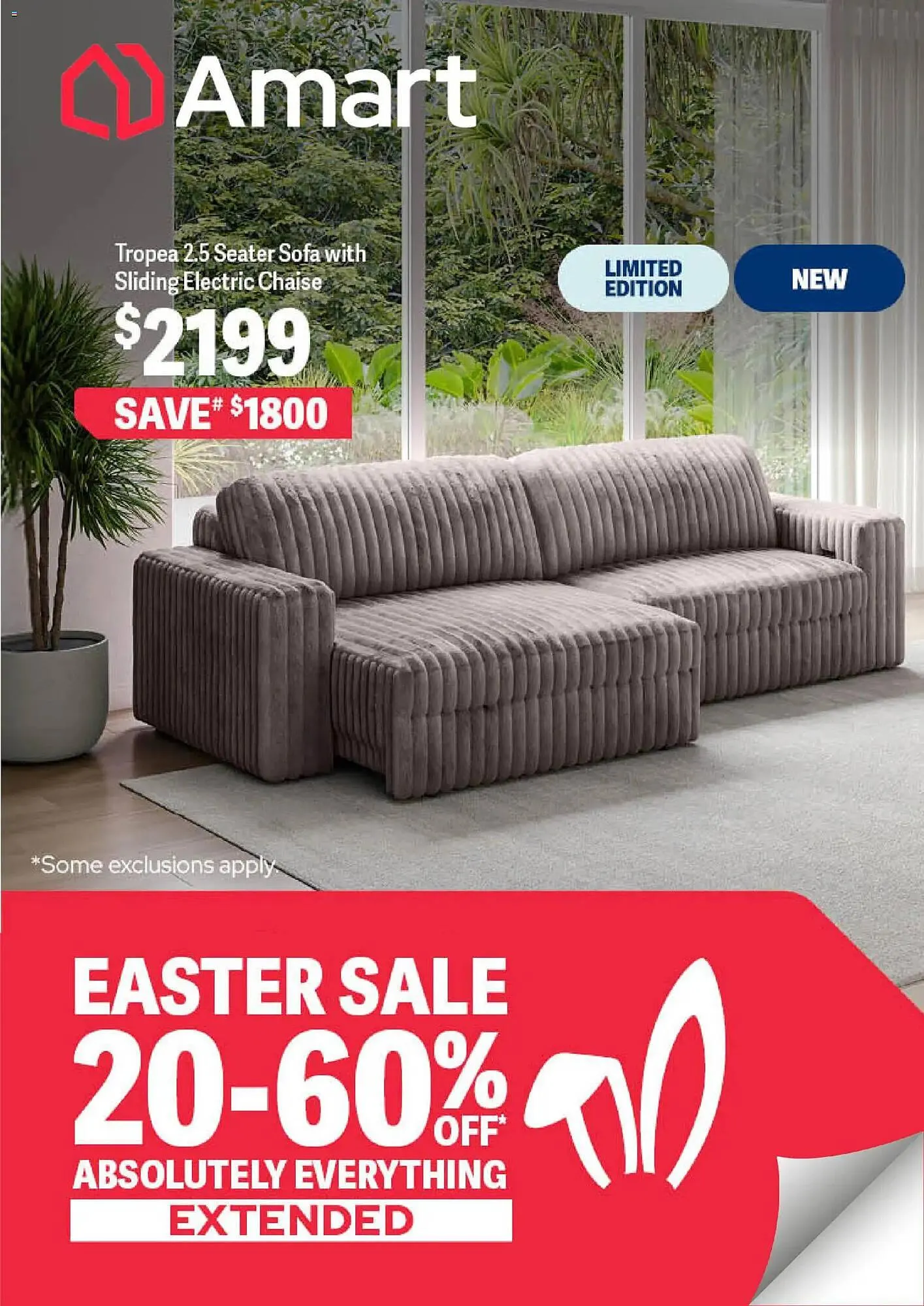 Amart Furniture catalogue - Catalogue valid from 9 April to 18 April 2026 - page 1