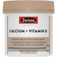 Swisse Ultiboost Calcium + Vitamin D 150 Tablets