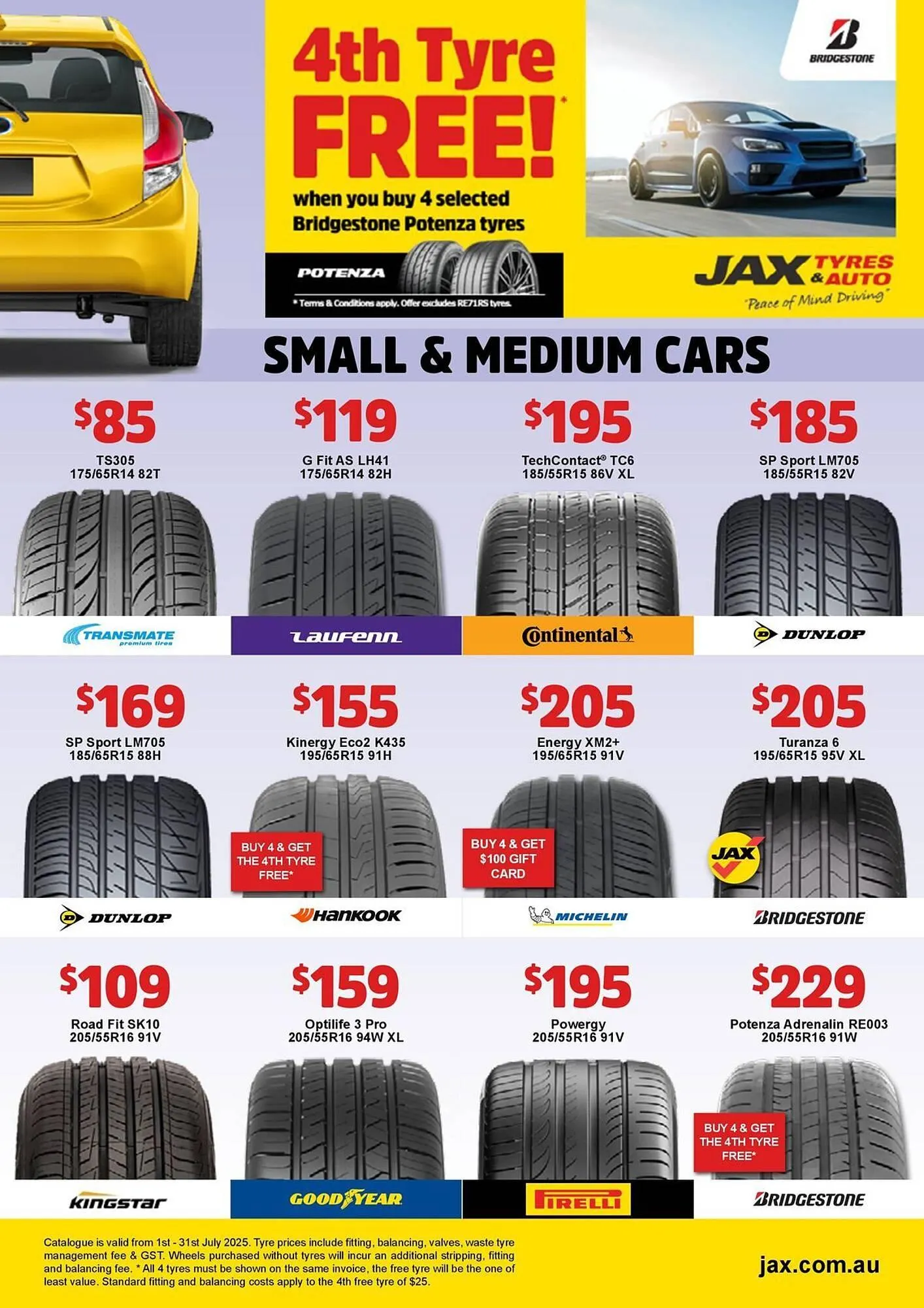 Jax Tyres catalogue - Catalogue valid from 1 July to 31 July 2025 - page 2