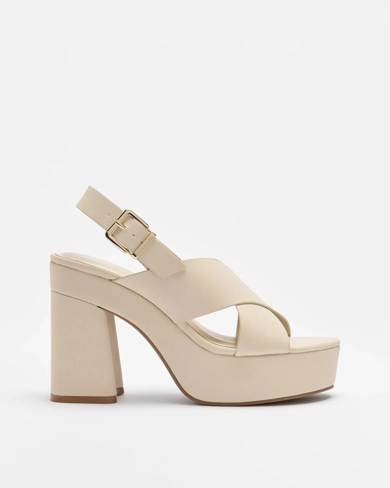 Womens Platform Heel - Pippa - Ivory