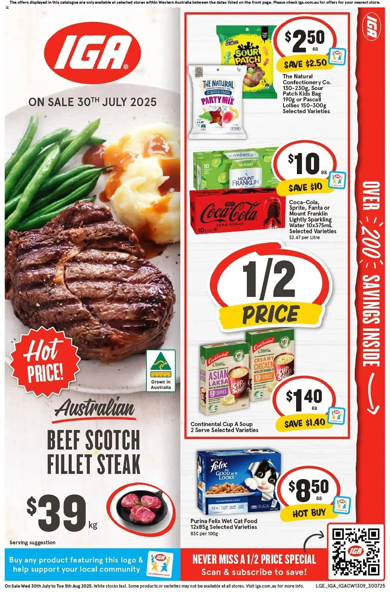 IGA catalogue - Catalogue valid from 29 July to 5 August 2025 - page 1