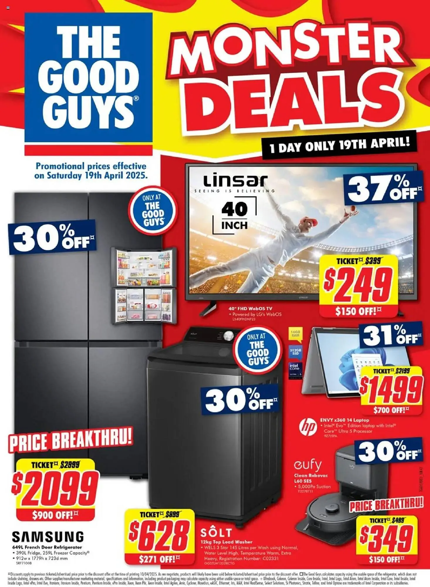 The Good Guys catalogue - Catalogue valid from 18 April to 19 April 2025 - page 1