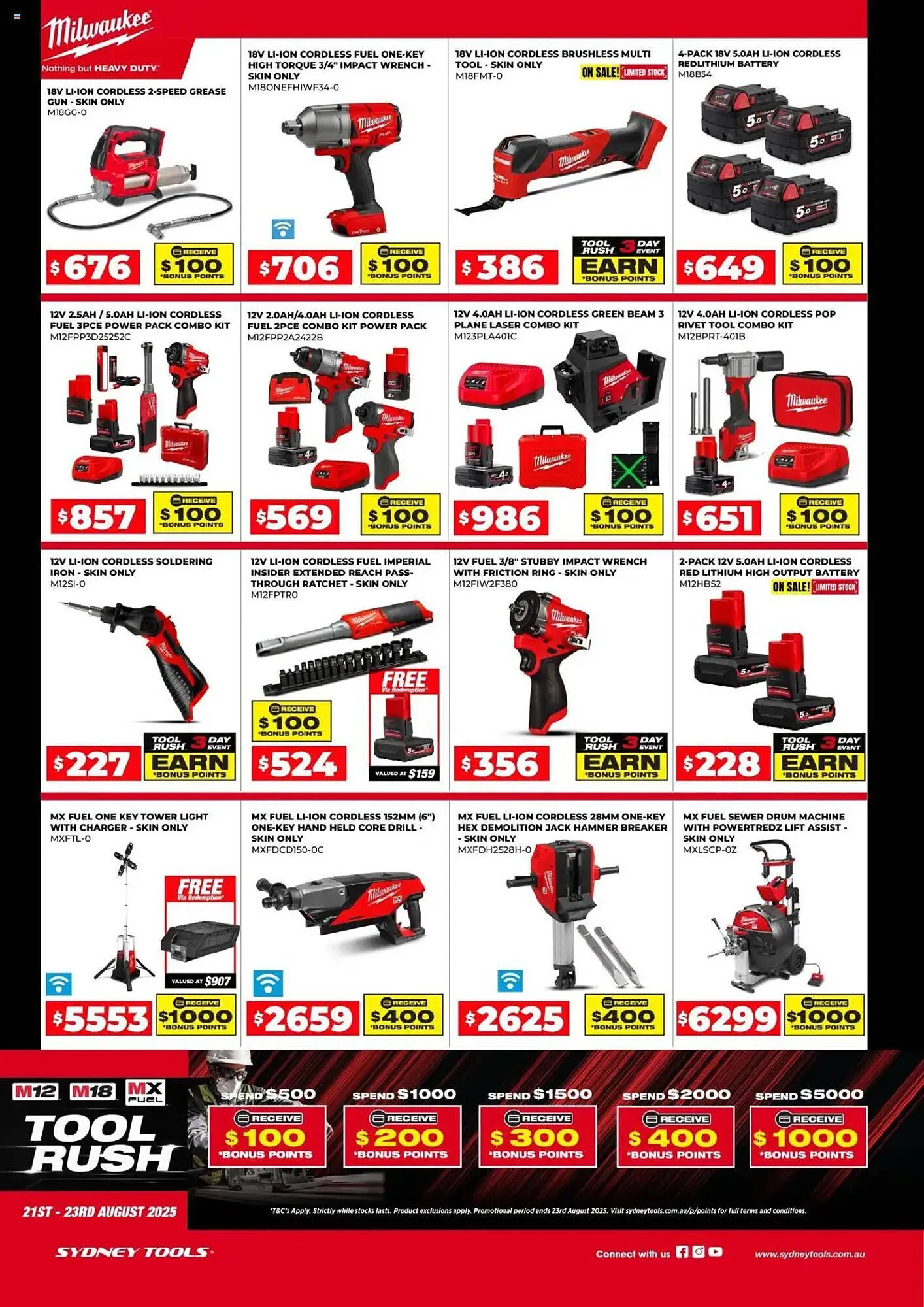 Sydney Tools catalogue - Catalogue valid from 20 August to 23 August 2025 - page 2