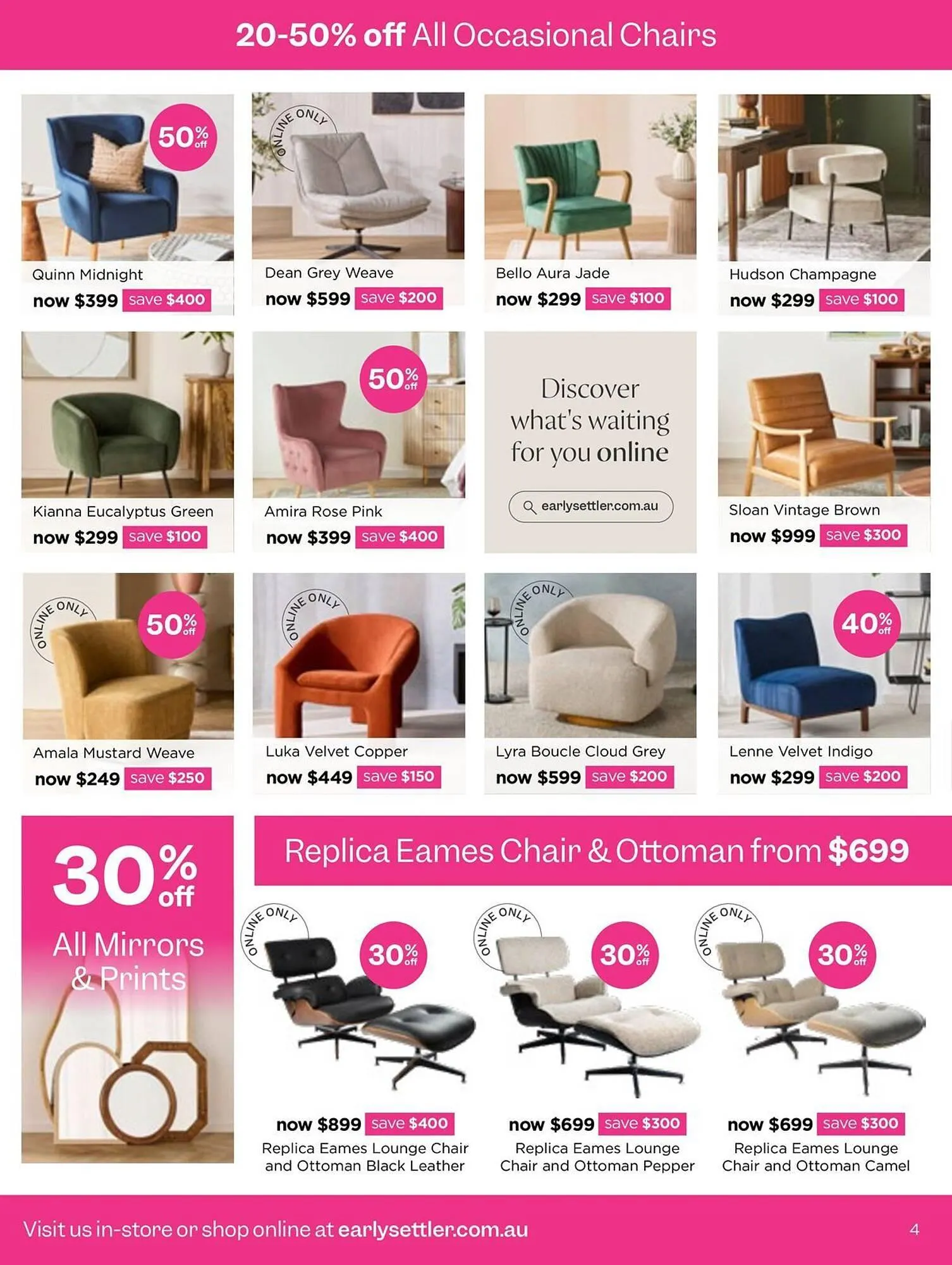 Early Settler catalogue - Catalogue valid from 30 October to 30 November 2025 - page 4