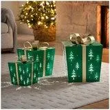 Metal Gift Box With LED Lights Set 3 Piece
