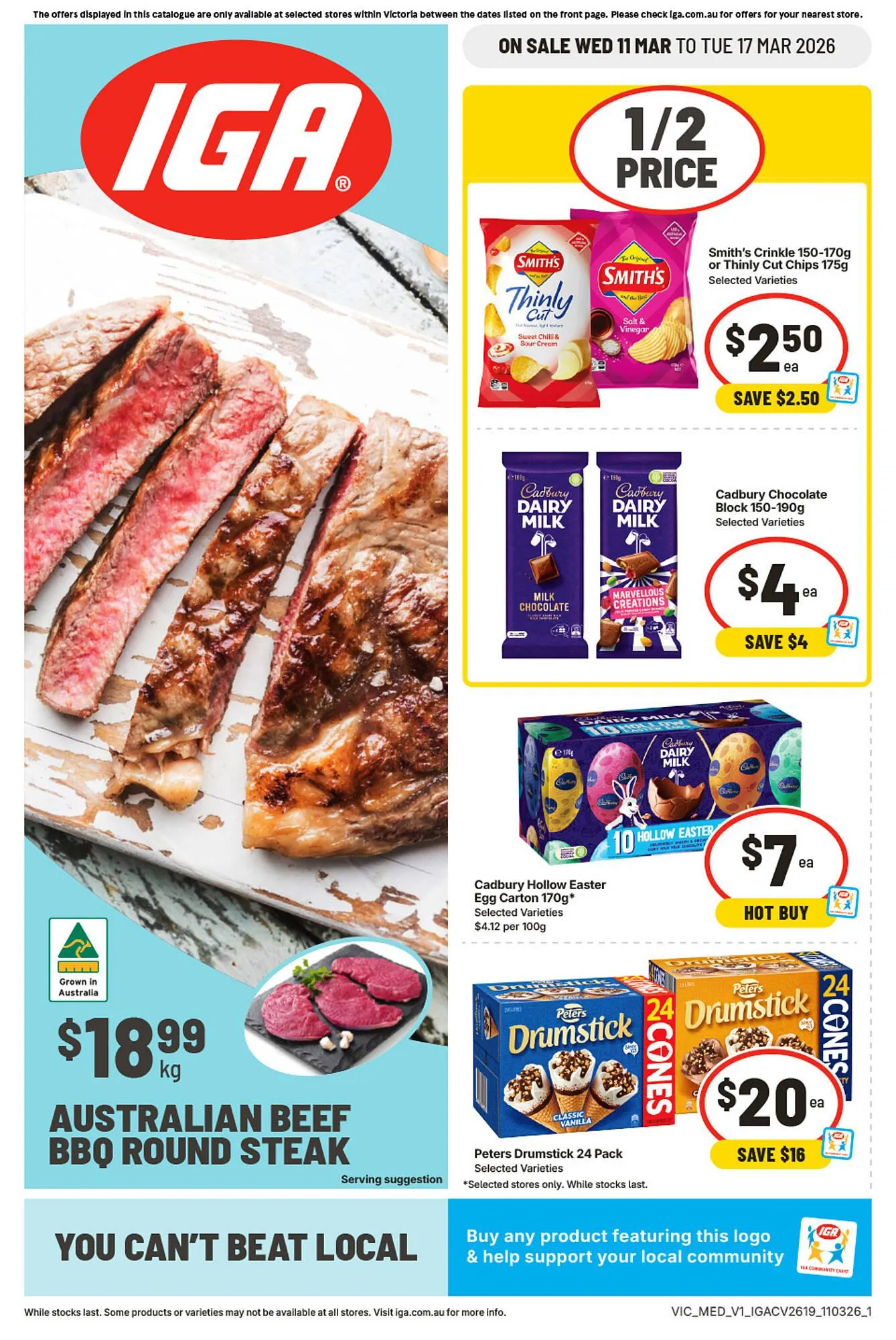 IGA catalogue - Catalogue valid from 11 March to 17 March 2026 - page 1