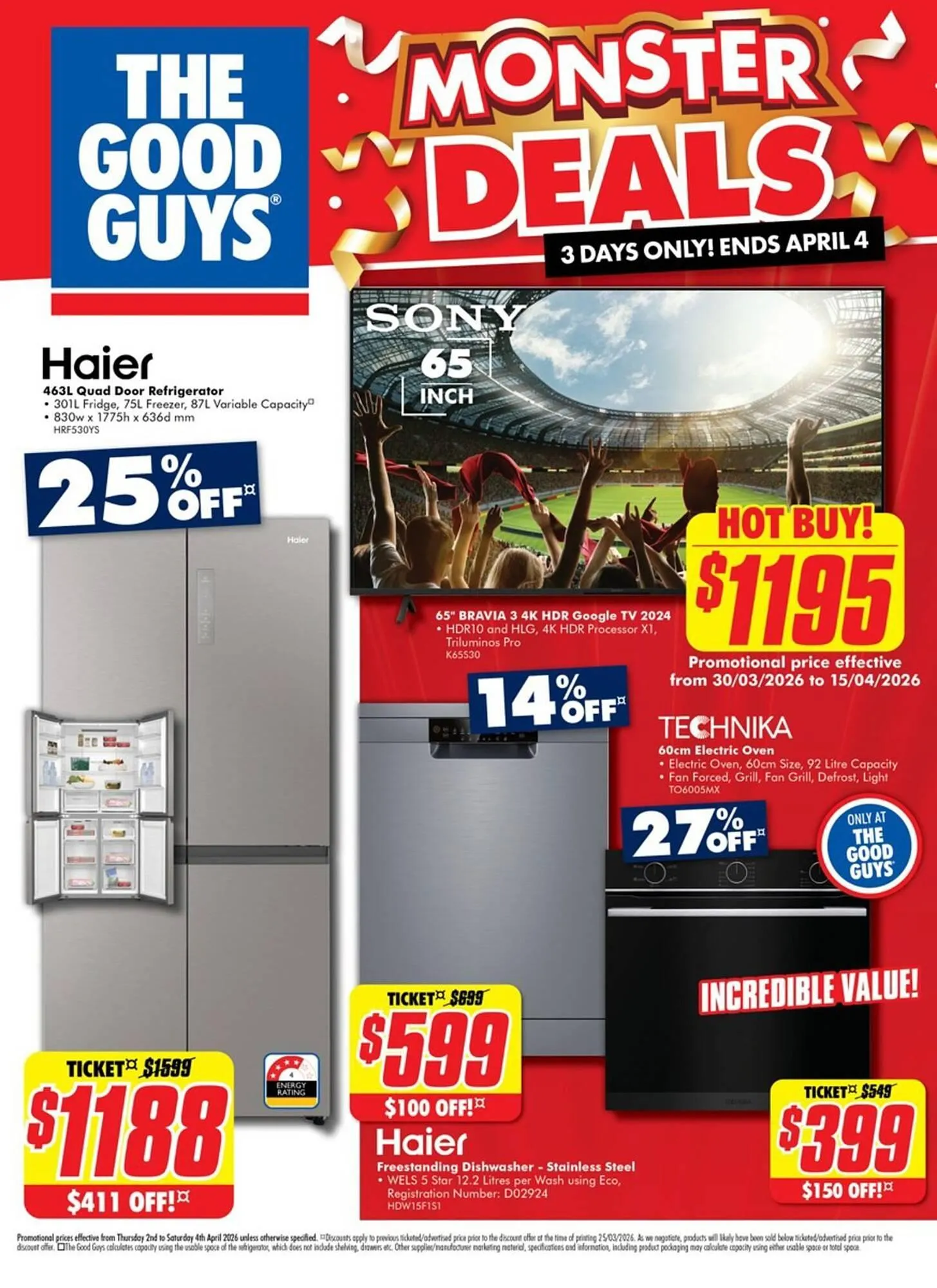 The Good Guys catalogue - Catalogue valid from 2 April to 4 April 2026 - page 4