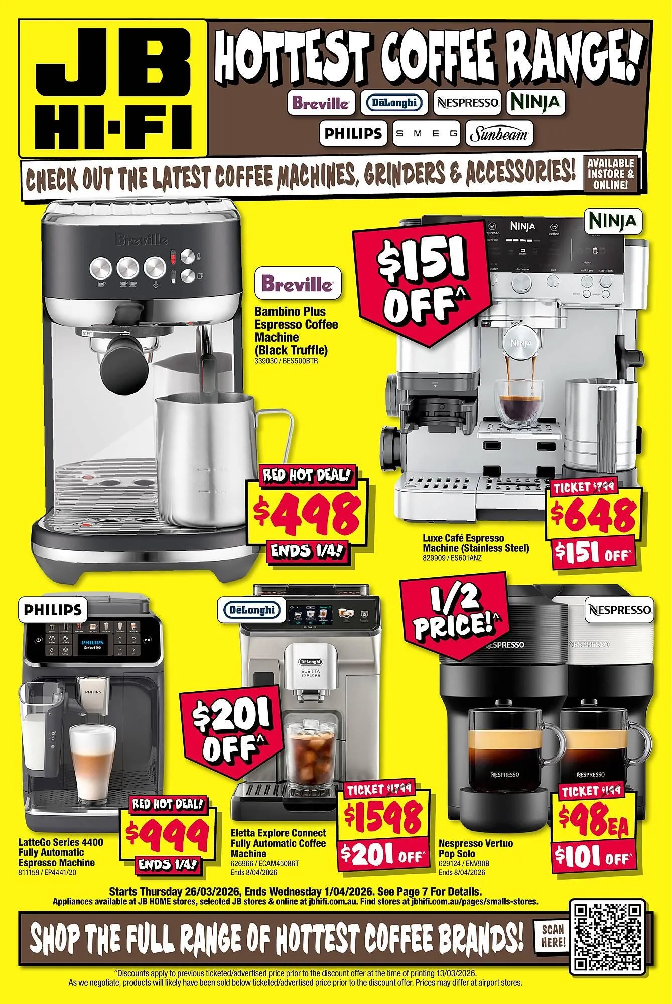 JB Hi-Fi catalogue - Catalogue valid from 26 March to 1 April 2026 - page 1