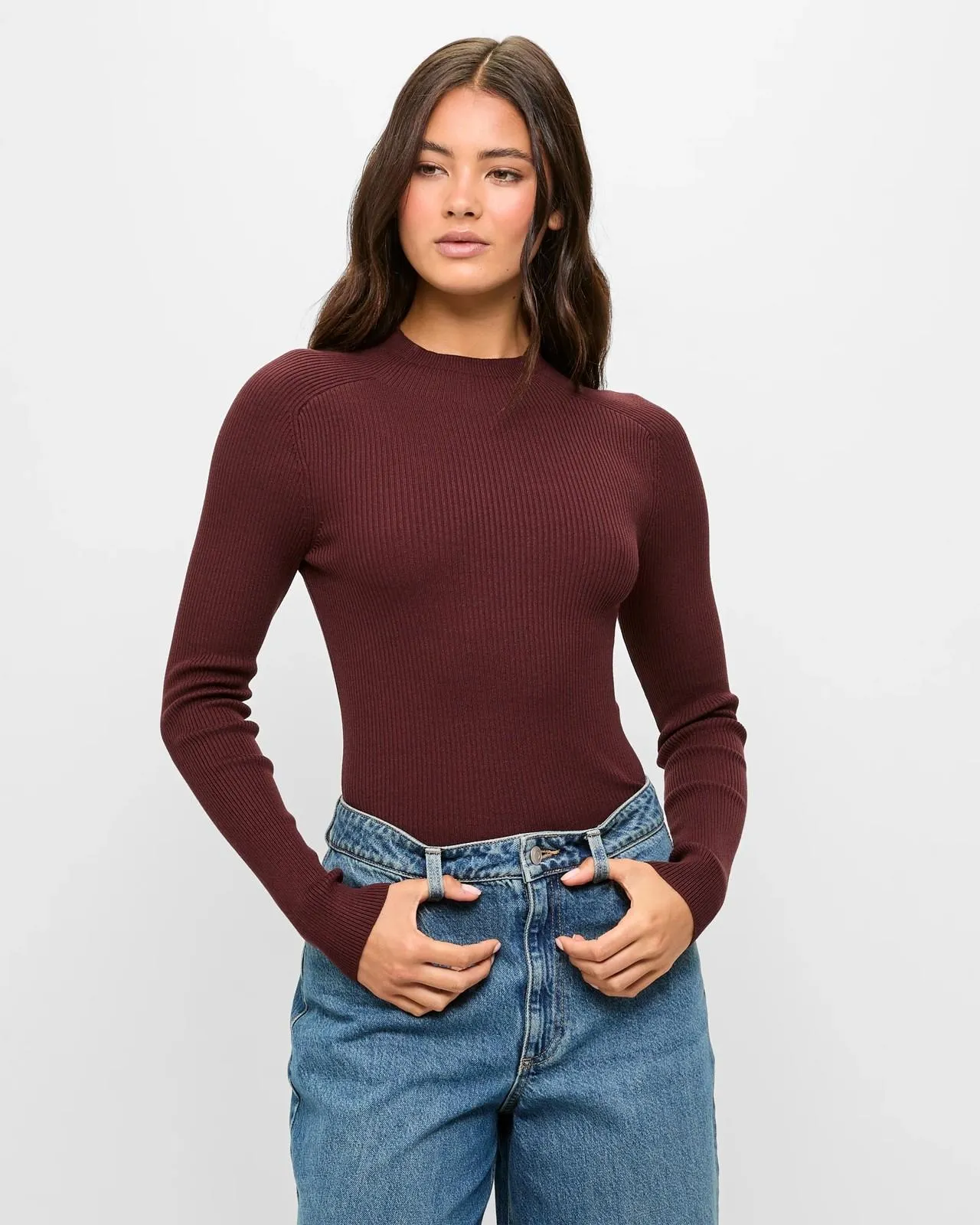 Knit Skivvy - Lily Loves - Decadent Chocolate